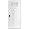 Codel Doors 36" x 96" Primed White Shaker Exterior Fiberglass Door 3080RHISPSFHER3033C69161DM - alternate 1